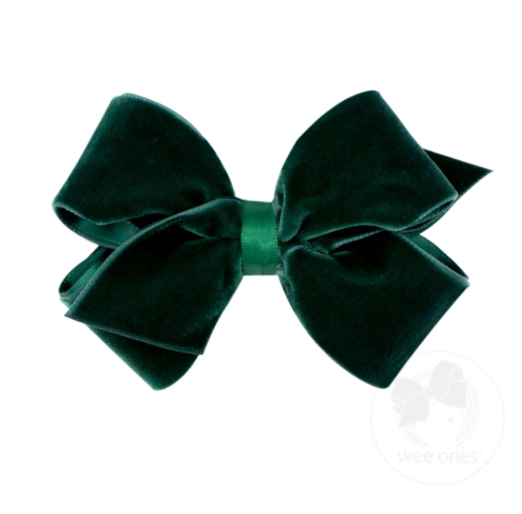 Small Classic Velvet Bow