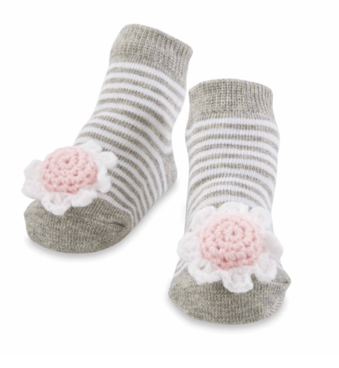 Crochet Rattle Toe Socks
