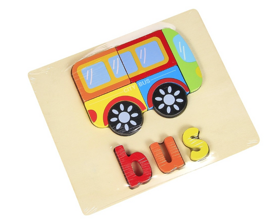 Wooden Transportation Puzzle