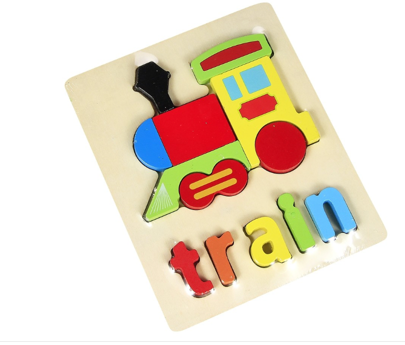 Wooden Transportation Puzzle