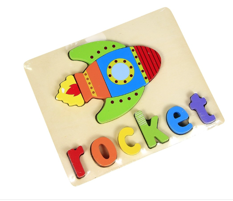 Wooden Transportation Puzzle