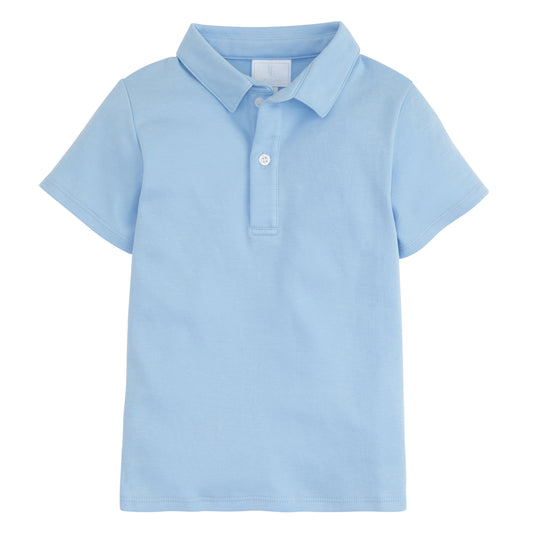 Short Sleeve Polo Light Blue