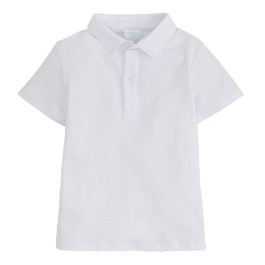 Short Sleeve Polo White