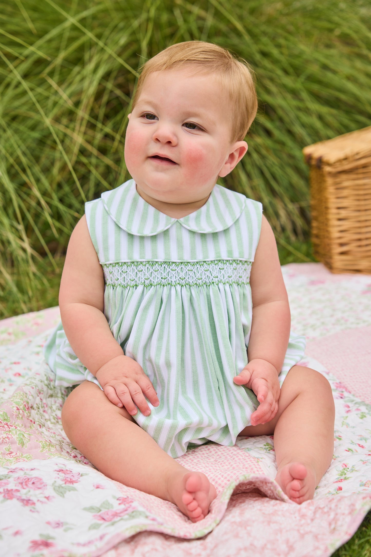 Sleeveless Barrington Bubble - Meriwether Stripe