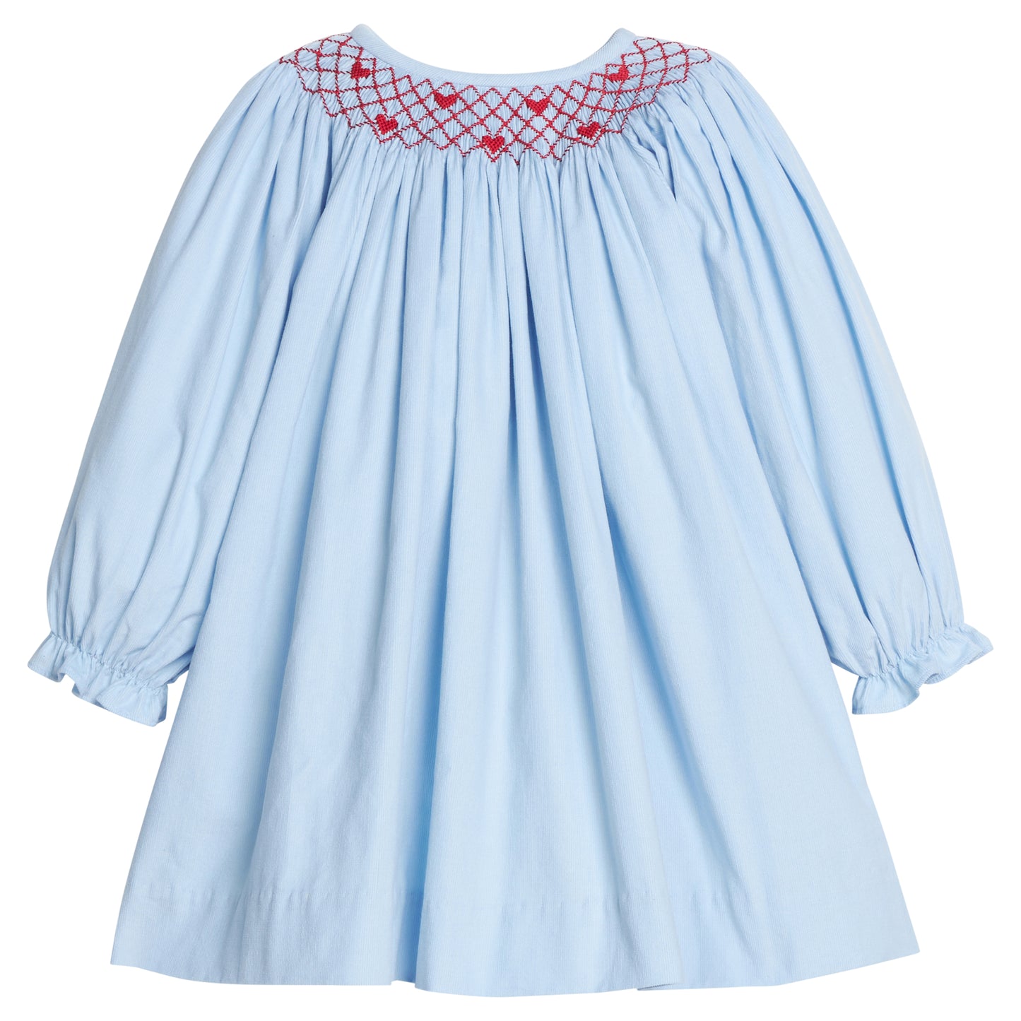 Hearts Smocked Bishop Dress