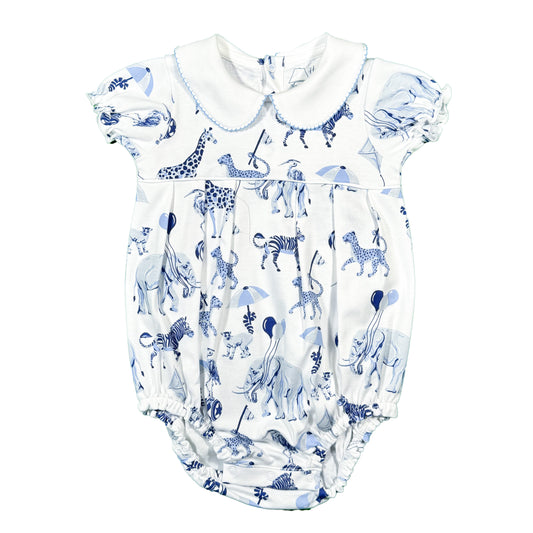 Chinoiserie Safari Girls SS Pleated Bubble