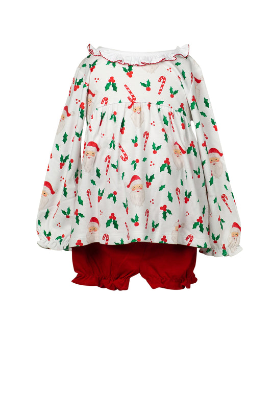 St. Nick Girl Bloomer Set
