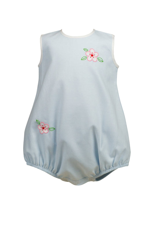 Sybil Blue Sleeveless Bubble