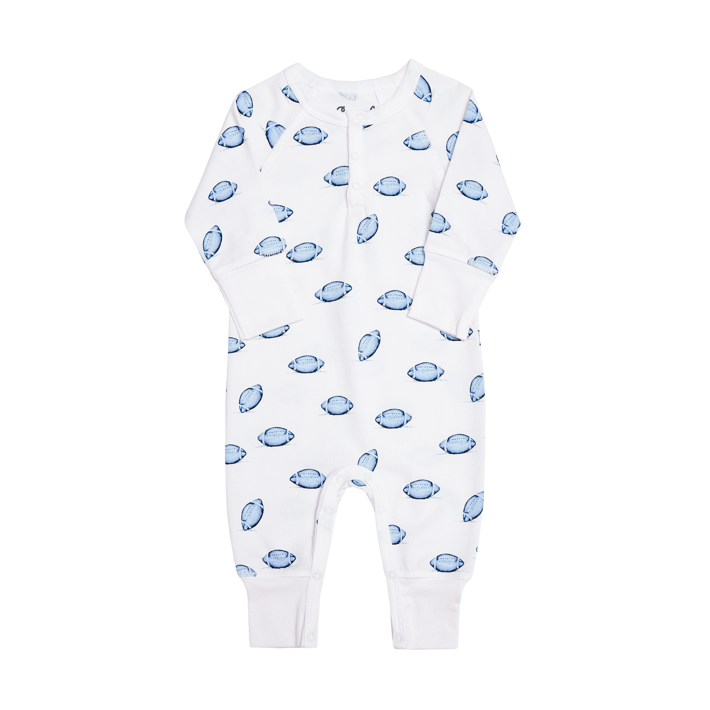 Cream Football Unionsuit