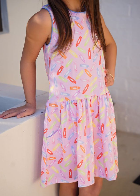 Wendy Dropwaist Dress, Back to School Knit