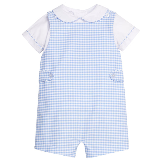 Mayfair Gingham Vintage Button Tab John John Set