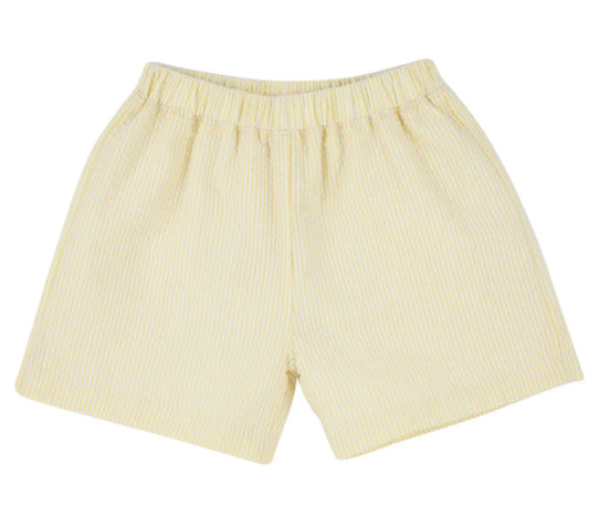 Shelton Shorts Seersucker Seaside Sunny Yellow