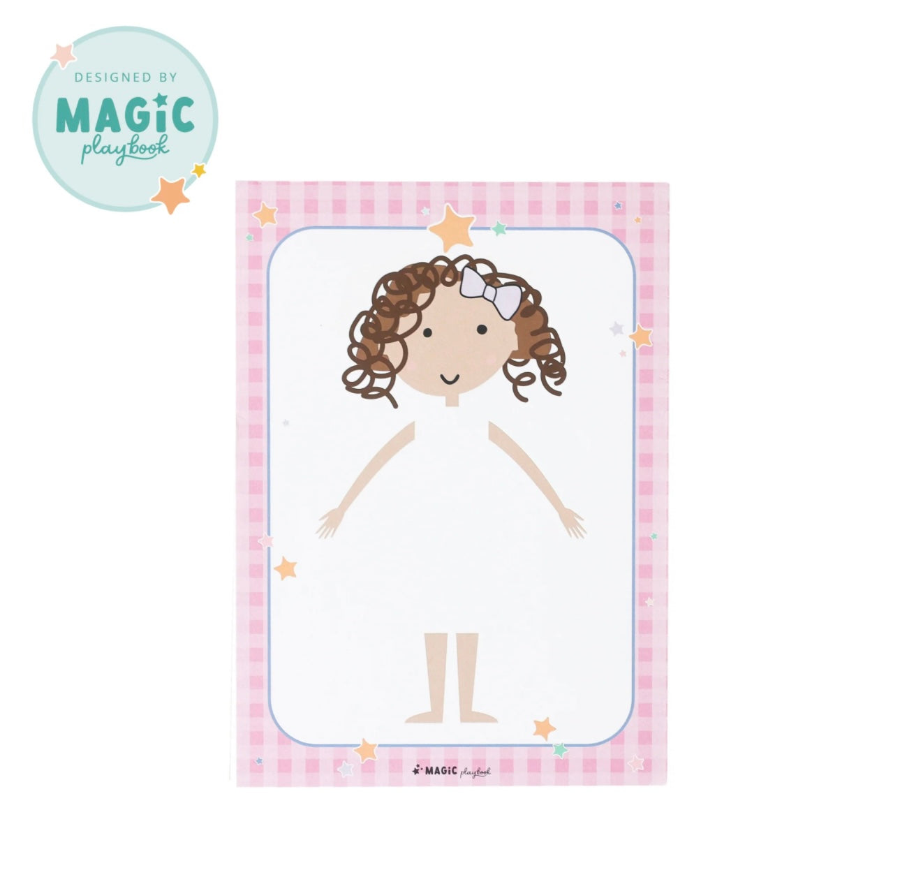 Dress-a-Doll Pretend Play Notepad (Pink)
