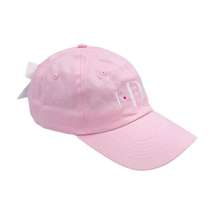 Bow Baseball Hat in Palmer Pink