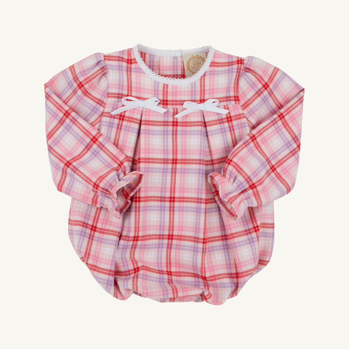 Bradley Bubble-Broadway Play Plaid/Worth Ave White