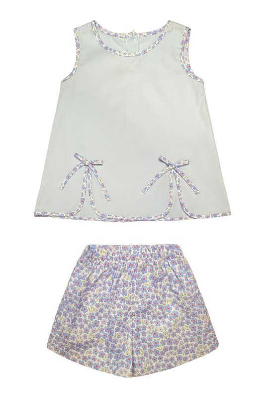 Paige Play Set Red White and Floral Bloom