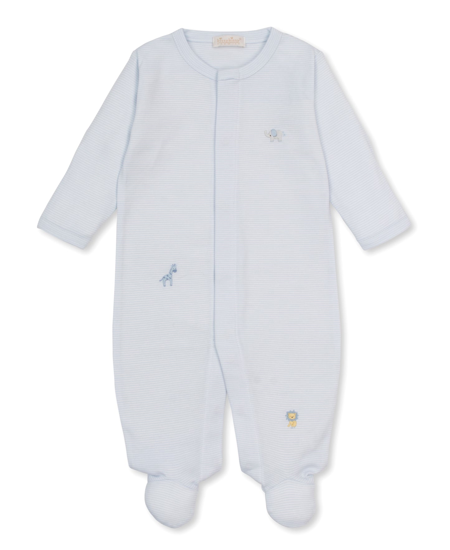 Jungle Hang Out Hand Embroidered Footie