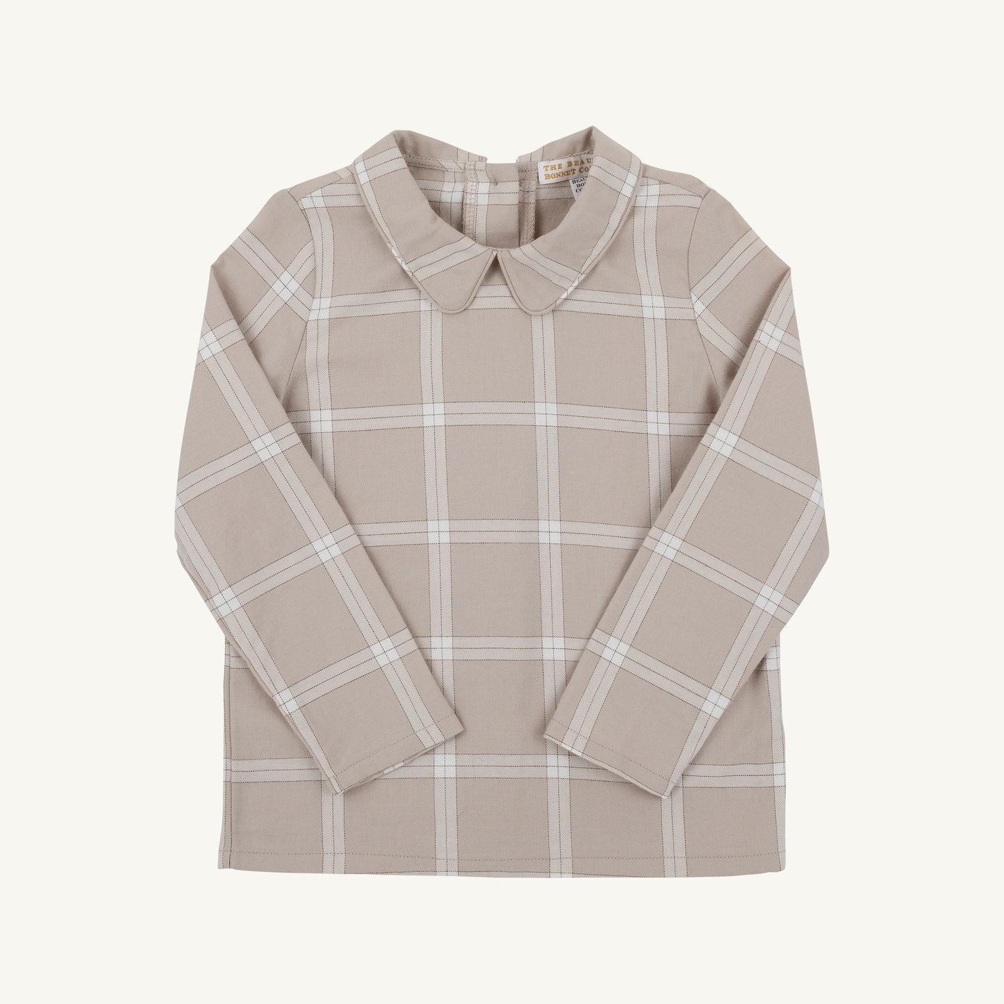 Peter Pan Collar Shirt - Flannel- LS Thompson Park Plaid