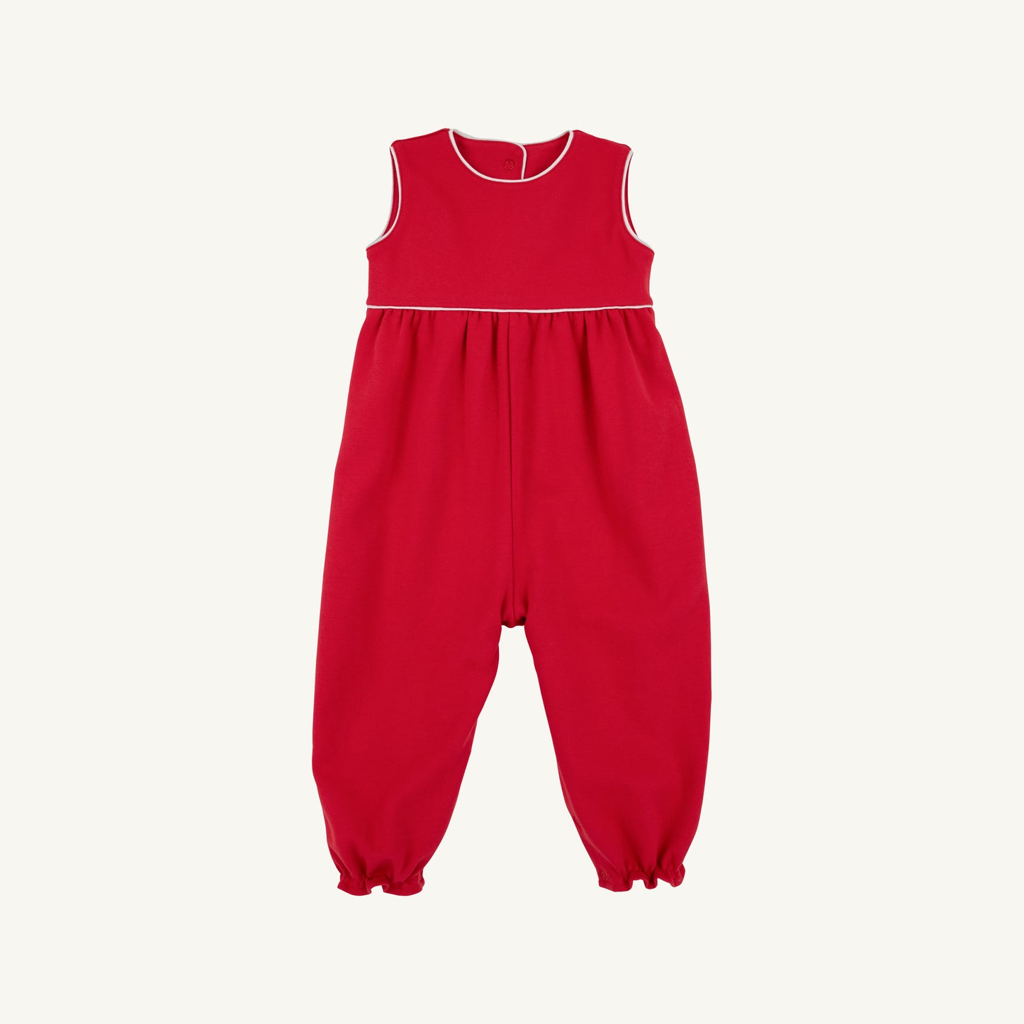 Sleeveless Rebecca Romper - Pima Richmond Red/Fair St Floral