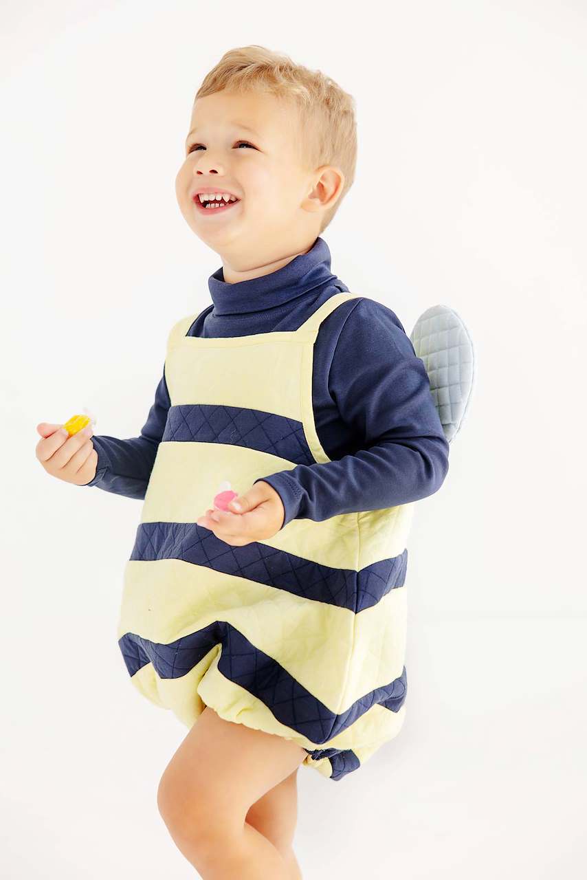 Happy Halloween Costume Lake Worth Yellow/Nantucket Navy