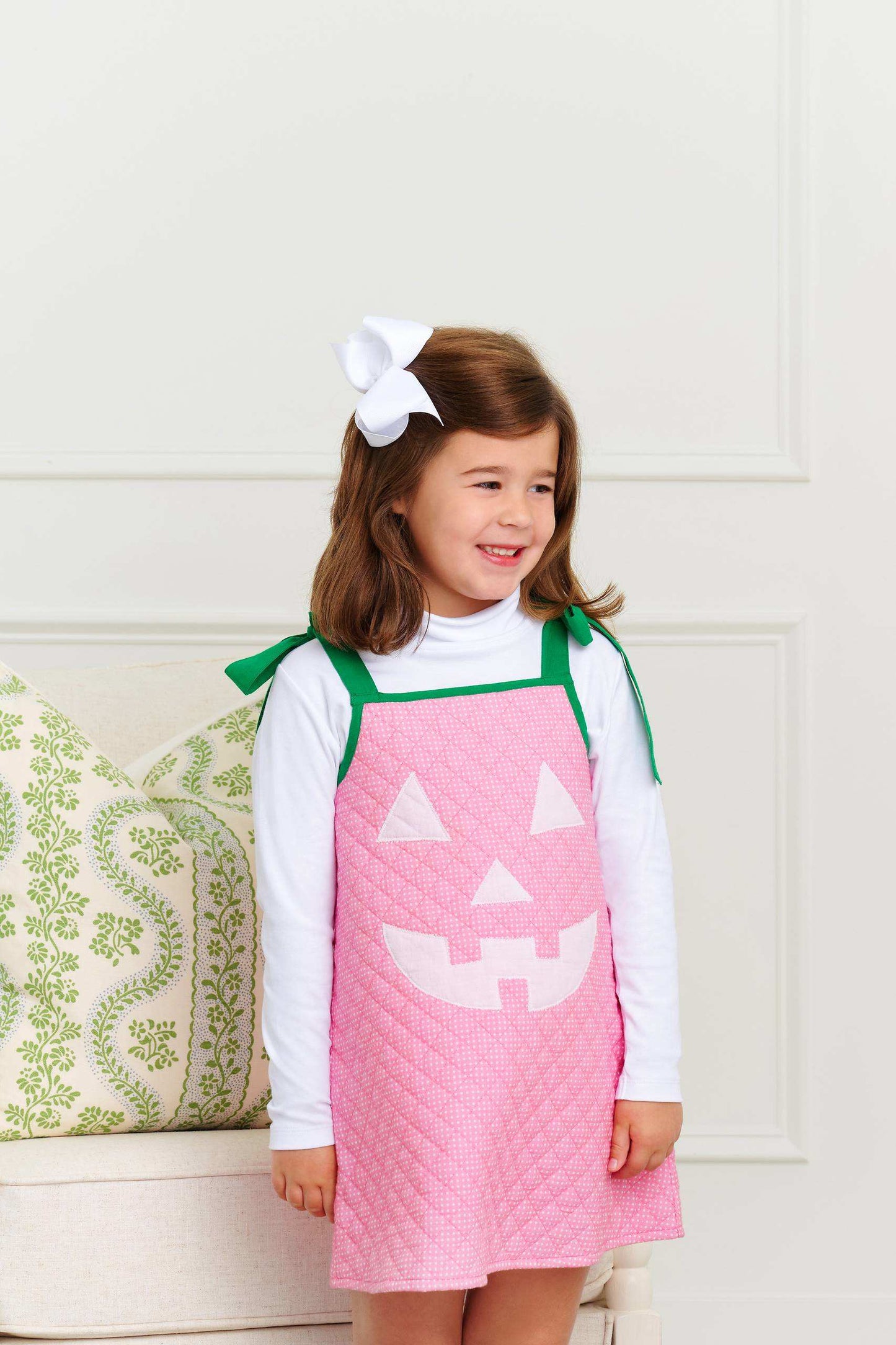 Happy Halloween Costume Hamptons Hot Pink Microdot/Palm Beach Pink