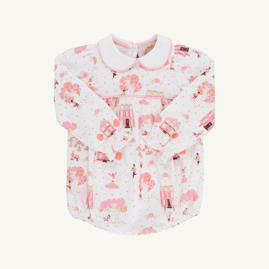 Long Sleeve Britt Bubble - Pima Fall on Fincastle Rd/Sandpearl Pink