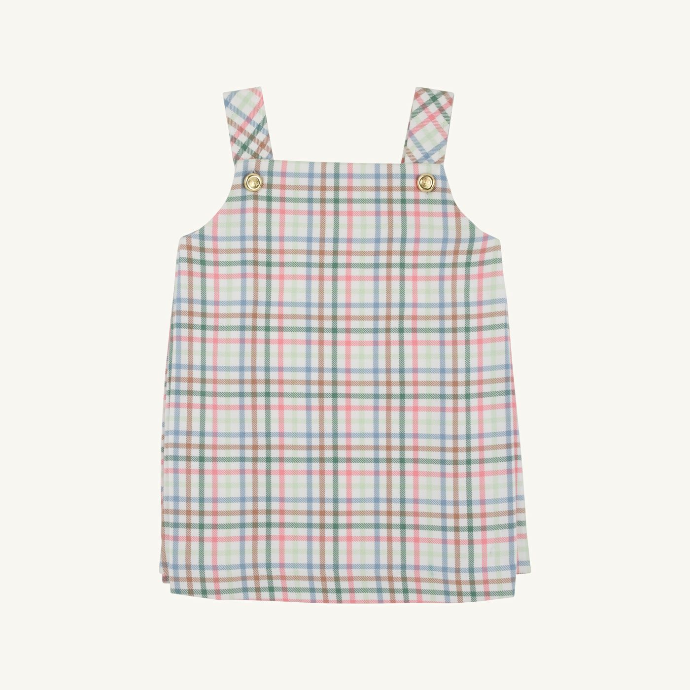 Pleated Ginny Jumper Manalapan Plaid