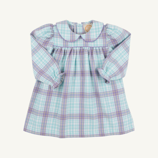 Long Sleeve Maerin Fitz Frock Bridge Club Hustle Houndstooth