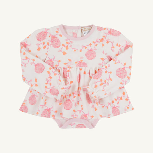 Long Sleeve Daisy Diaper Cover Dress Gourd-geous