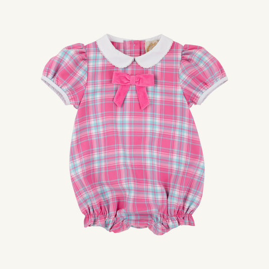 Banks Bow Bubble Brenton Point Plaid/Worth Ave White