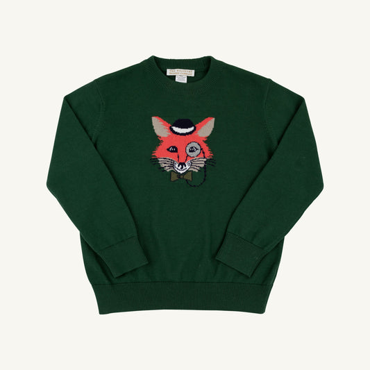 Isaac's Intarsia Sweater Grier Green/Fox