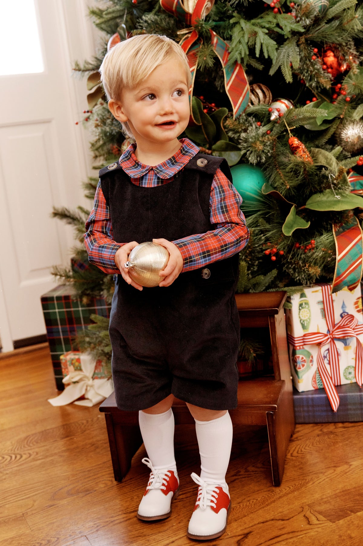 Peter Pan Collar Shirt - Onesie Bucktown Tartan