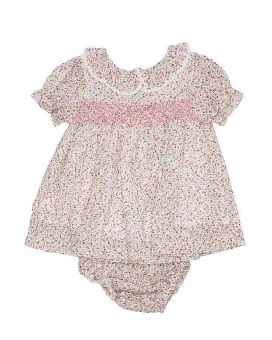 Allison Pink Clover Bloomer Set