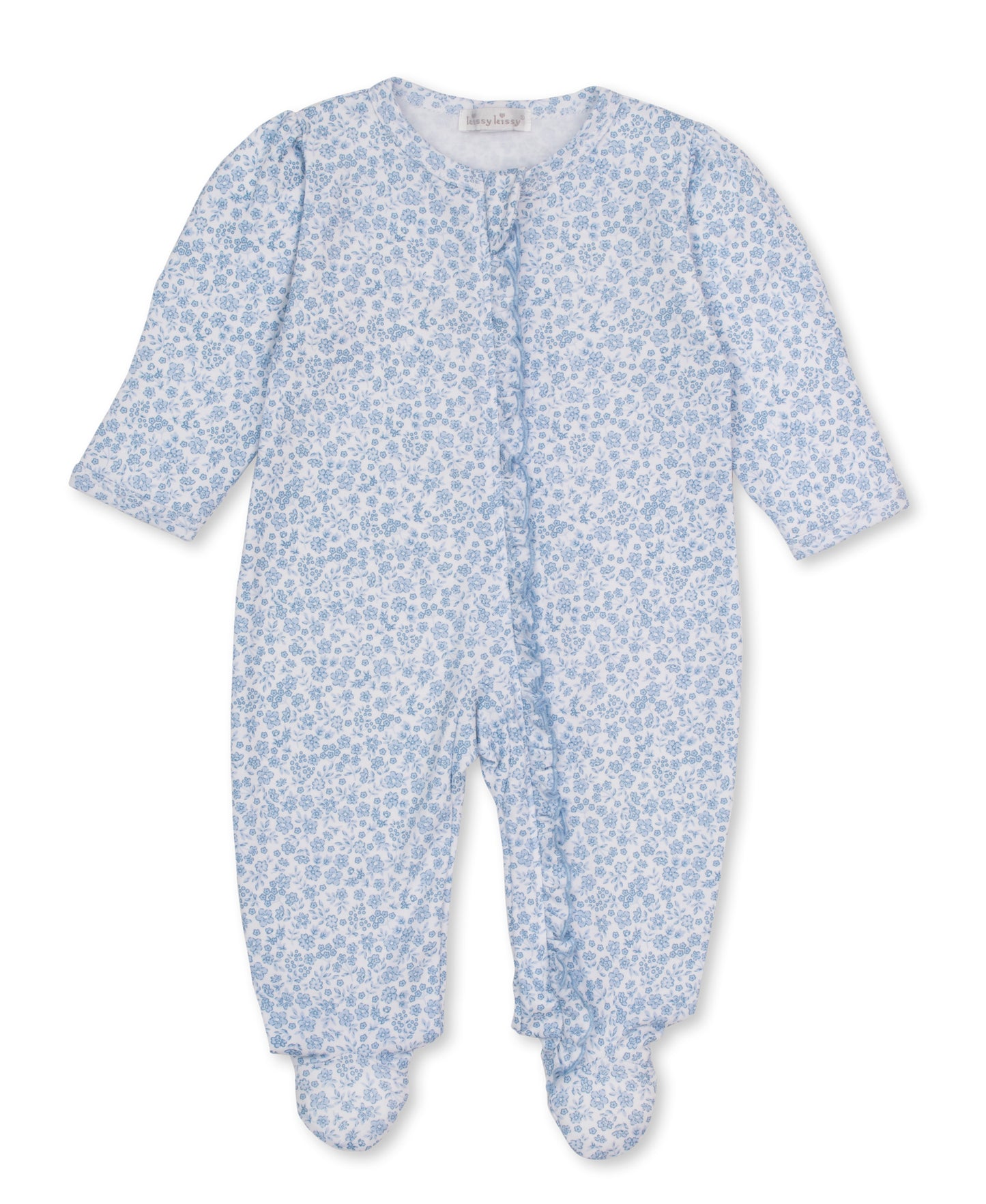 Fall Blooms Zipper Footie