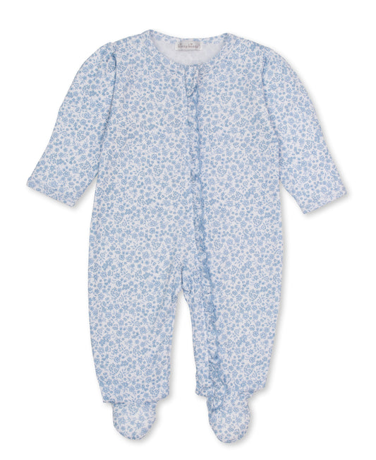 Fall Blooms Zipper Footie