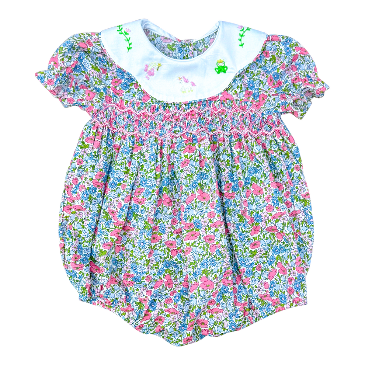 Viviane Bubble Enchanted Garden Floral w/ Fairytale Embroidery