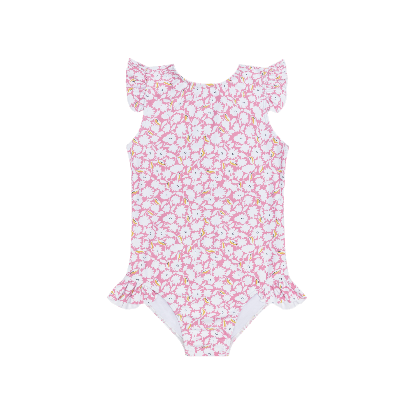 Blush Bloom Ruffle Cap Sleeve Rashguard One Piece