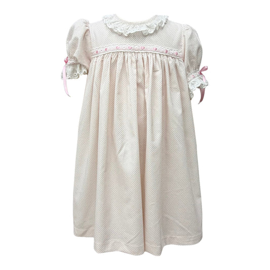 Margaret Dress w/ Heirloom Popover Nutcracker Embroidery