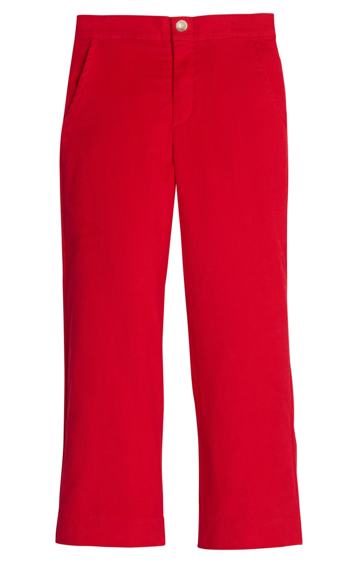 Pull On Pants- Red Corduroy