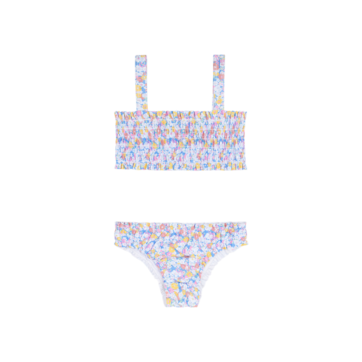 Jasmine Blossom Smocked Bikini