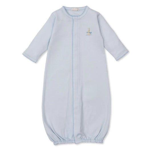 Premier Noah's Converter Gown w/ Hand Embroidery Light Blue