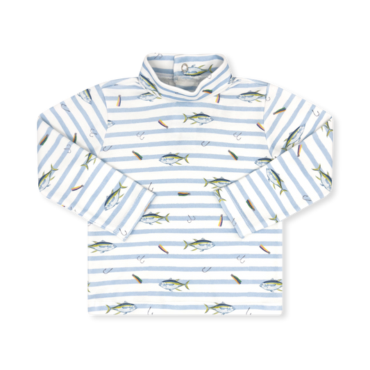 Tiny Tot Turtleneck Fish Tales