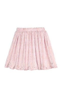 Circle Skort - Pink Crinkle Stars