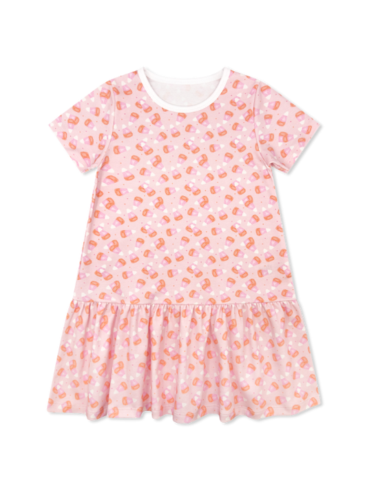 Dani Dropwaist Dress - Candy Corn Kisses