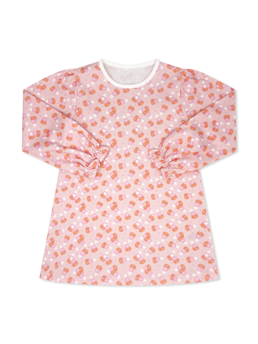 Faith Dress Long Sleeve - Candy Corn Kisses