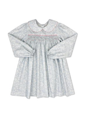 Michelle Dress Long Sleeve - Snow Kissed Floral