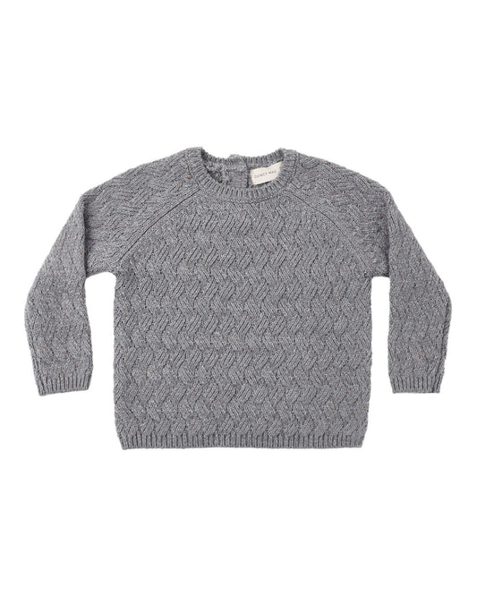 Knit Sweater Heathered Slate