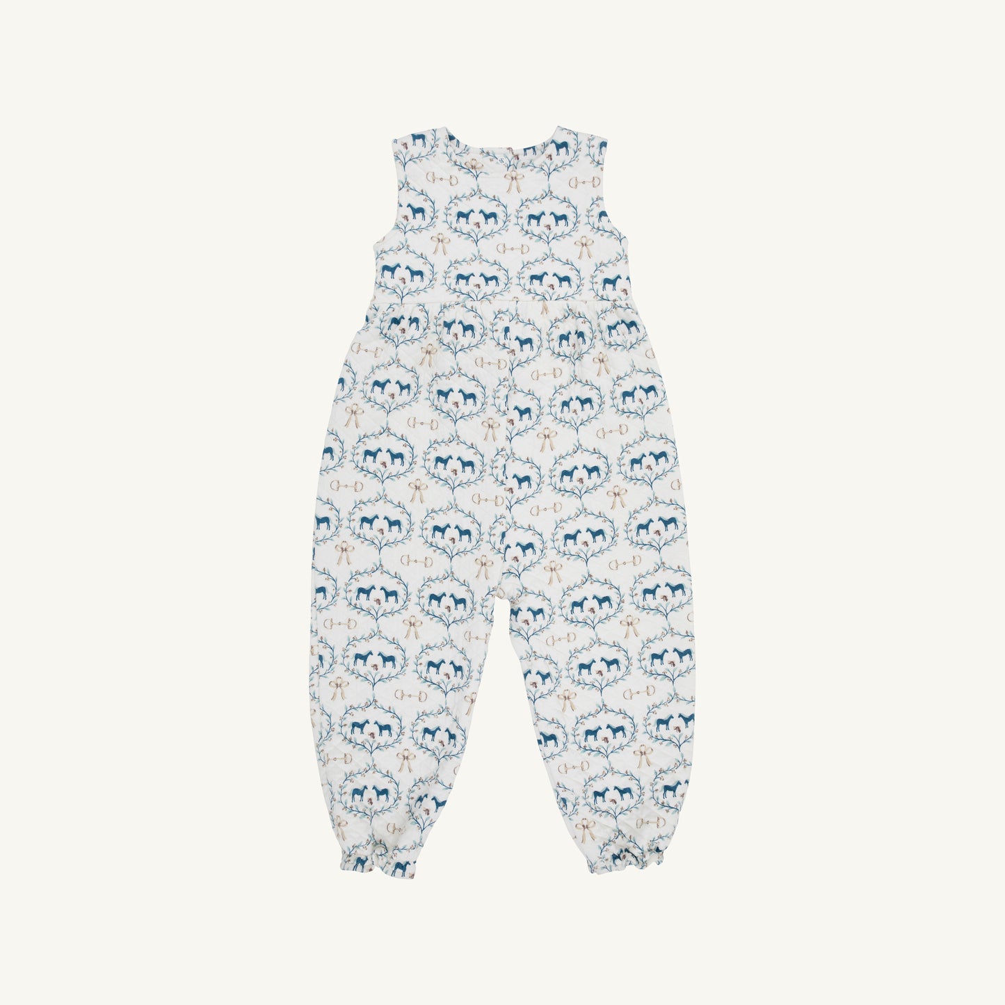 Sleeveless Rebecca Romper - Quilted Horse Bits and Bows