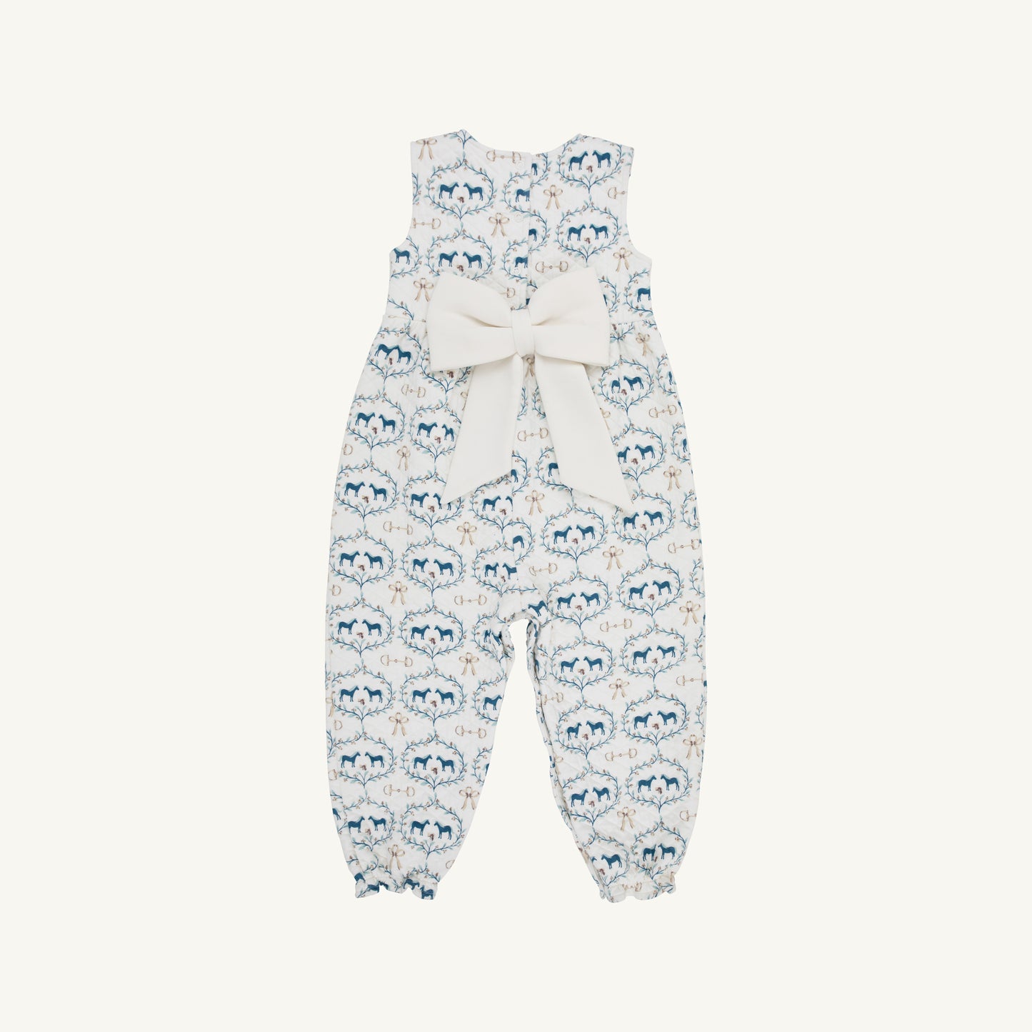 Sleeveless Rebecca Romper - Quilted Horse Bits and Bows