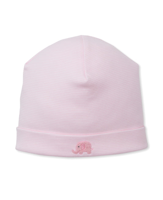 Wild Safari Hand Embroidered Hat Pink